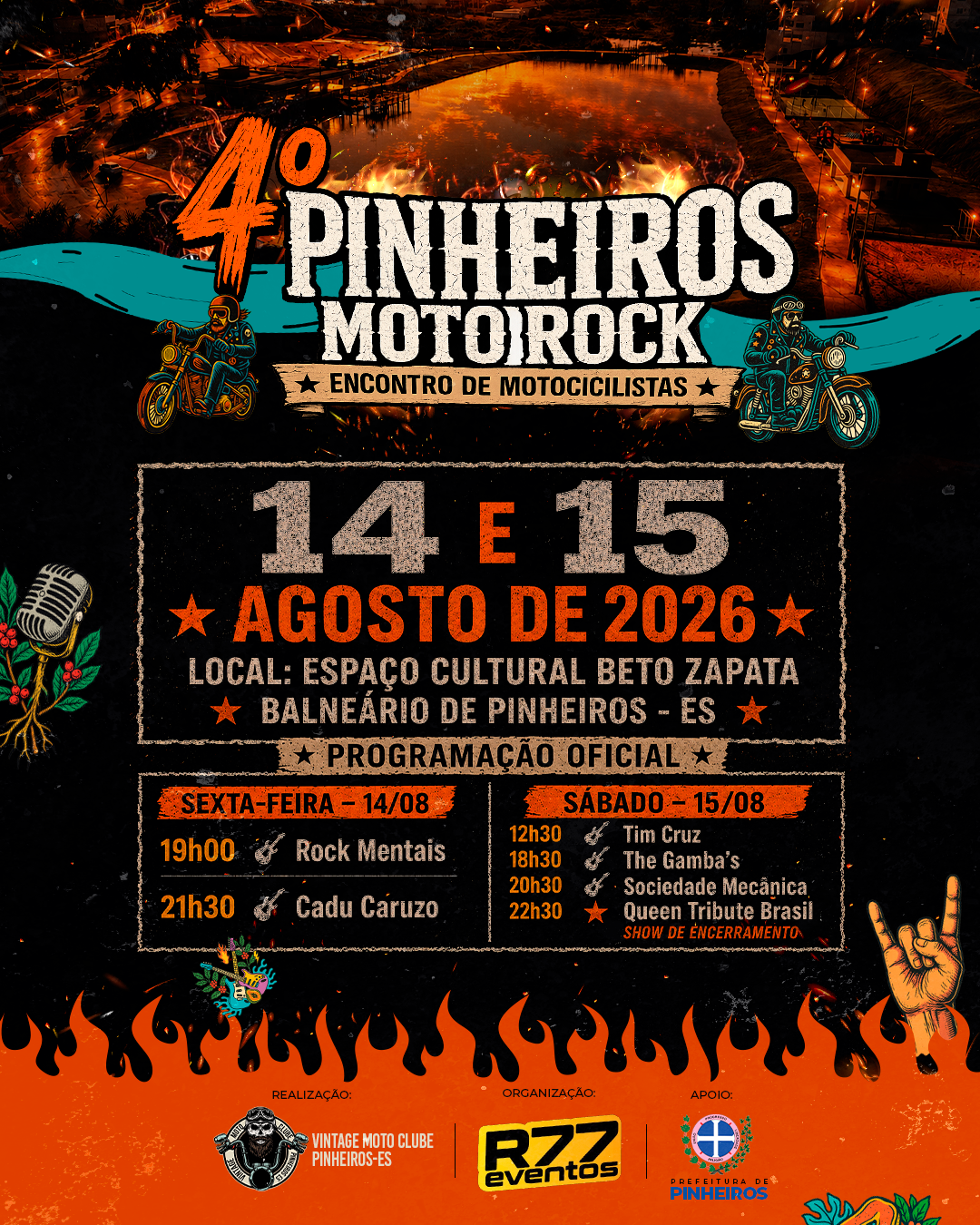 Balneário de Pinheiros será palco da 4ª edição do Pinheiros Motorock